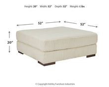 Load image into Gallery viewer, Lindyn Oversized Accent Ottoman
