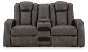 Fyne-Dyme Power Reclining Loveseat with Console