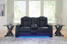 Load image into Gallery viewer, Fyne-Dyme Power Reclining Loveseat with Console
