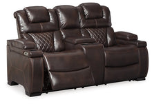 Load image into Gallery viewer, Warnerton Power Reclining Loveseat with Console
