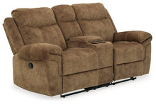 Load image into Gallery viewer, Huddle-Up Glider Reclining Loveseat with Console
