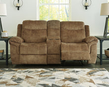 Load image into Gallery viewer, Huddle-Up Glider Reclining Loveseat with Console
