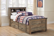 Load image into Gallery viewer, Trinell Youth Bed with 2 Storage Drawers
