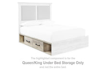 Load image into Gallery viewer, Cambeck Upholstered Bed with 2 Side Under Bed Storage
