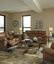 Load image into Gallery viewer, Boxberg Reclining Loveseat with Console
