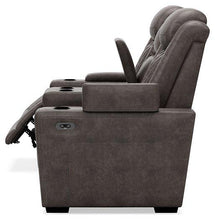 Load image into Gallery viewer, HyllMont Power Reclining Loveseat with Console
