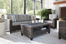 Load image into Gallery viewer, Cloverbrooke 4-Piece Outdoor Conversation Set
