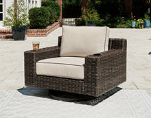 Load image into Gallery viewer, Coastline Bay Outdoor Swivel Lounge with Cushion
