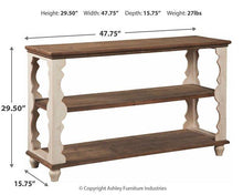 Load image into Gallery viewer, Alwyndale Sofa/Console Table
