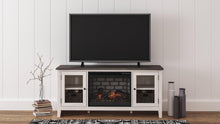 Load image into Gallery viewer, Dorrinson 60&quot; TV Stand with Electric Fireplace
