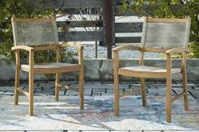 Load image into Gallery viewer, Janiyah Outdoor Dining Arm Chair (Set of 2)
