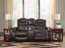 Load image into Gallery viewer, Warnerton Power Reclining Loveseat with Console
