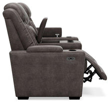 Load image into Gallery viewer, HyllMont Power Reclining Loveseat with Console
