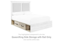 Load image into Gallery viewer, Cambeck Upholstered Panel Storage Bed
