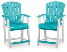 Load image into Gallery viewer, Eisely Outdoor Counter Height Bar Stool (Set of 2)
