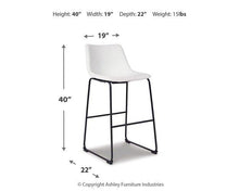 Load image into Gallery viewer, Centiar Pub Height Bar Stool
