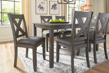 Load image into Gallery viewer, Caitbrook Dining Table and Chairs (Set of 7)
