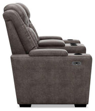 Load image into Gallery viewer, HyllMont Power Reclining Loveseat with Console
