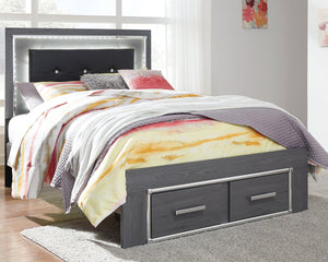 Lodanna Bed with 2 Storage Drawers