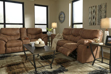 Load image into Gallery viewer, Boxberg Reclining Loveseat with Console
