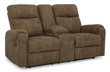 Load image into Gallery viewer, Edenwold Reclining Loveseat with Console
