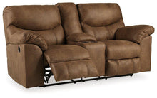 Load image into Gallery viewer, Boxberg Reclining Loveseat with Console
