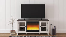 Load image into Gallery viewer, Dorrinson 60&quot; TV Stand with Electric Fireplace
