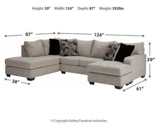 Load image into Gallery viewer, Megginson 2-Piece Sectional with Chaise
