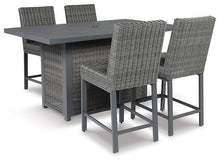 Load image into Gallery viewer, Palazzo Outdoor Counter Height Dining Table with 4 Barstools
