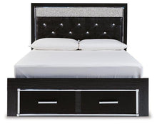 Load image into Gallery viewer, Kaydell Upholstered Panel Storage Bed
