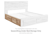 Load image into Gallery viewer, Hyanna Panel Storage Bed with 1 Under Bed Storage Drawer
