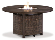 Load image into Gallery viewer, Paradise Trail Outdoor Loveseat, Lounge Chairs and Fire Pit Table
