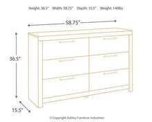 Load image into Gallery viewer, Derekson Dresser and Mirror
