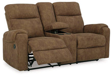 Load image into Gallery viewer, Edenwold Reclining Loveseat with Console
