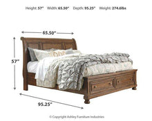 Load image into Gallery viewer, Flynnter Bed with 2 Storage Drawers
