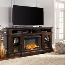 Load image into Gallery viewer, Roddinton 72&quot; TV Stand with Electric Fireplace
