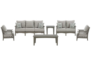 Visola Outdoor Sofa and Loveseat Set