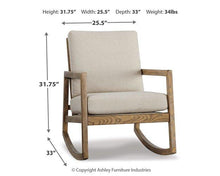 Load image into Gallery viewer, Novelda Rocker Accent Chair
