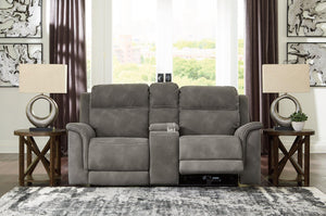 Next-Gen DuraPella Power Reclining Loveseat with Console