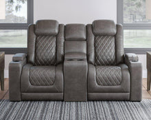 Load image into Gallery viewer, HyllMont Power Reclining Loveseat with Console
