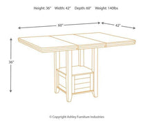 Load image into Gallery viewer, Haddigan Counter Height Dining Extension Table
