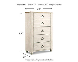 Willowton Chest of Drawers