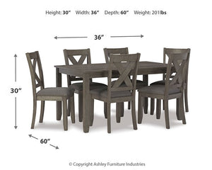 Caitbrook Dining Table and Chairs (Set of 7)