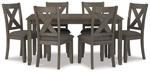 Caitbrook Dining Table and Chairs (Set of 7)