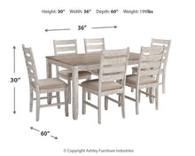 Load image into Gallery viewer, Skempton Dining Table and Chairs (Set of 7)
