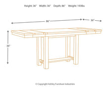 Load image into Gallery viewer, Moriville Counter Height Dining Extension Table
