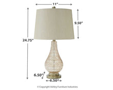 Load image into Gallery viewer, Latoya Lamp Set
