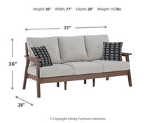 Load image into Gallery viewer, Emmeline Outdoor Sofa with Cushion
