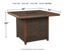 Load image into Gallery viewer, Paradise Trail Bar Table with Fire Pit
