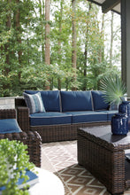 Load image into Gallery viewer, Grasson Lane Outdoor Sofa and Loveseat with Coffee Table
